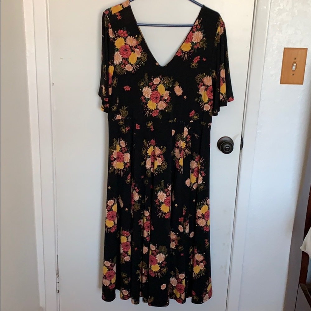 Torrid Floral Midi Dress
